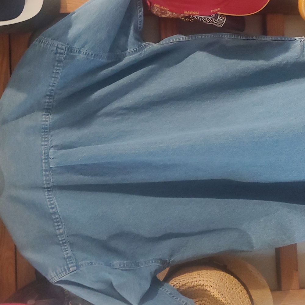 Denim Woman Shirt with Cartoon Disney Characters XL  #410 - Picture 7 of 7